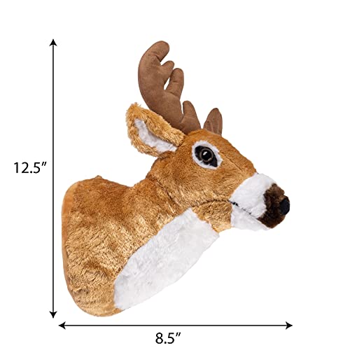 Plush Deer Wall Mount Plush Deer Mount Decor Plush Deer Head Wall
