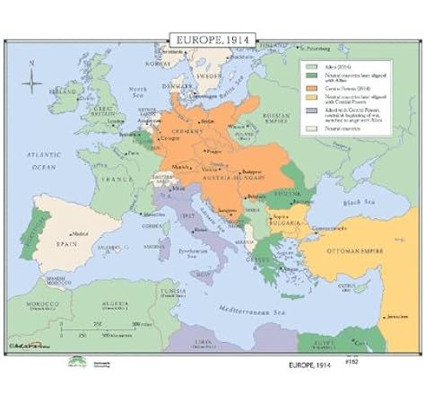 political map of europe 1914 Amazon Com Universal Map World History Wall Maps Europe 1914 political map of europe 1914