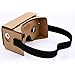 Linkcool Cardboard 3d Vr Virtual Reality Headset DIY 3D Glasses with NFC Tag and Headband,Compatible with 3-6inch Screen Android and Apple Smartphone HD Visual Experience - google cardboard kit