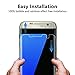 PLESON Galaxy S7 Edge Screen Protector, [Full Coverage][Case Friendly][Bubble-Free][Anti-Scratch][No Lifted Edges] Wet Applied HD Clear Film Screen Protector for Samsung Galaxy S7 Edge