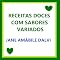 Livro RECEITAS DOCES COM SABORES VARIADOS