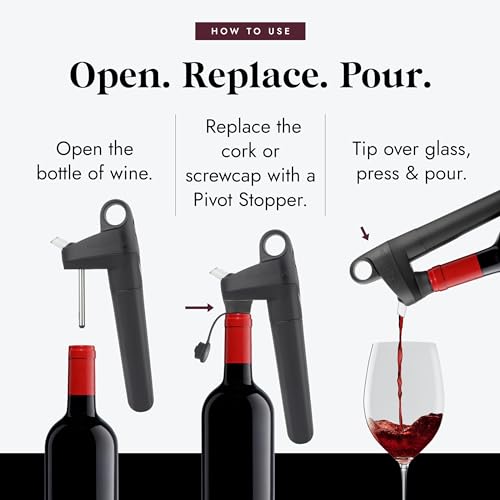 Coravin Pivot Plus Wine Preservation System Preserve Wine for 4 Weeks