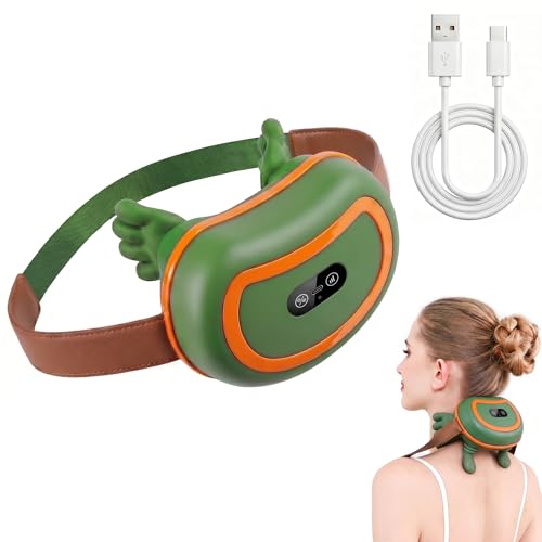 4D Neck Massager Cordless Neck and Cervical Electric Back Massager with Muscle Kneading Massage Pillow for Neck, Waist, Legs and Body, 3 Level Modes