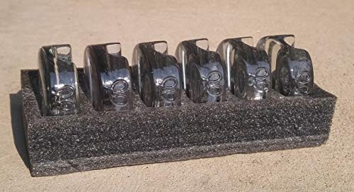 6 Pack fermentation weight. Heavy glass fermenting weights with handles for wide mouth Mason jars. Canning supplies. Great for fermenting vegetables and probiotic food. Dishwasher safe.Premium Present