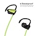 Monstercube Bluetooth Headphones Wireless Phoenix In Ear Earphones with Mic Stereo Sports Sweatproof Earbuds for Running, Gym, Yoga(Bluetooth 4.1, Secure Ear Hooks Design, 6 Hours Play)-Green