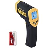 Etekcity Lasergrip 1080 Non-contact Digital Laser Infrared Thermometer Temperature Gun -58℉~1022℉ (-50℃～550℃), Yellow and Black