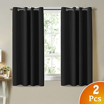 Amazon Com Blackout Curtains 63 Length Blackout Drapes Grommet