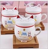 1 X Ceramic Fortune Cat Lucky Mug