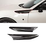 Carbon Fiber Look Fender Fin Vent Compatible with