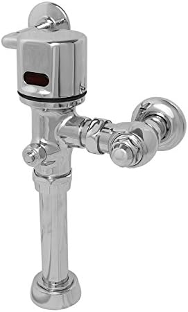 AC Powered, 0.375 GPF (3/8 Gallon per Flush) Urinal, 3/4" Stop and 3/4" Top Spud