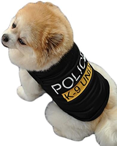 Joyi Police K9-Unit Puppy Dog Cat Vest Clothes T-shirt Pet Apparel