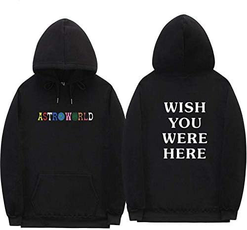 Travis Scott Astroworld Hoodies Letter Print Hoodie Streetwear Man and Woman Pullover Sweatshirt,