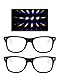 EmazingLights Black Diffraction Light Prism Rave Glasses (2 Pack)