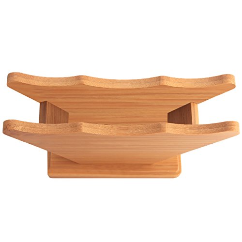 Kaffeefilter Halter,Saebye Kaffeefilterhalter, Erneuerbare Bambus