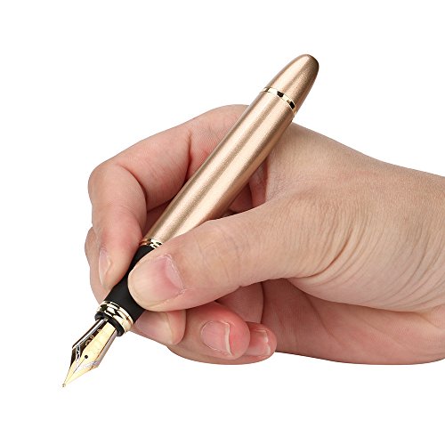 Glumes Fountain Pen Ink Storing, Fine Nib Writing Calligraphy Pen Scribe Tool Office Stationary School Supplies Creative Gift Pen for Kids, Toddlers, Child, Adults - Thumbnail 4
