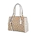 Coach F58290 Signature PVC Mini Christie Carryall Satchel Light Khaki/Chalk