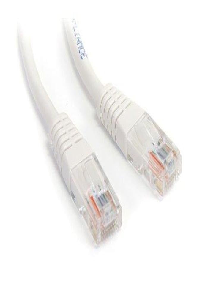StarTech Cat5e Ethernet Cable - 25 ft - White - Patch Cable - Molded Cat5e Cable - Long Network Cable - Ethernet Cord - Cat 5e Cable - 25ft (M45PATCH25WH)