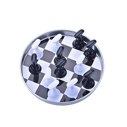 Ycyan 1 Set Nail Tips Practice Display Stand Magnetic Stuck Crystal Holder Chessboard Design for False Nails Tips