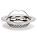 BRIESLY Set of 2 Stainless Steel Kitchen Sink Strainer with Handheld Design,Large Wide Rim 4.3