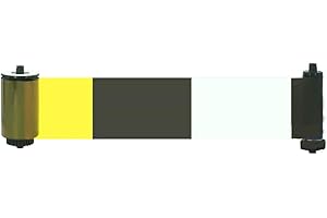 YMCKO Ink Ribbon 650634 Compatible with IDP Smart 30S, 30D, 50S, 50D, 50L, ID Card Printer, 250 Prints 650634 Ink Ribbon