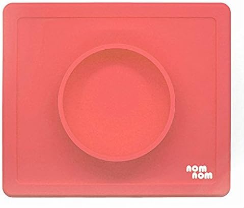 Silicone Placemat Bowl. No Spill, Strong Suction, Non-Skid Food Grade Silicone. BPA Free and FDA Approved. Great for Infants, Toddlers, Kids and Small Pets (Cats) by NomNom