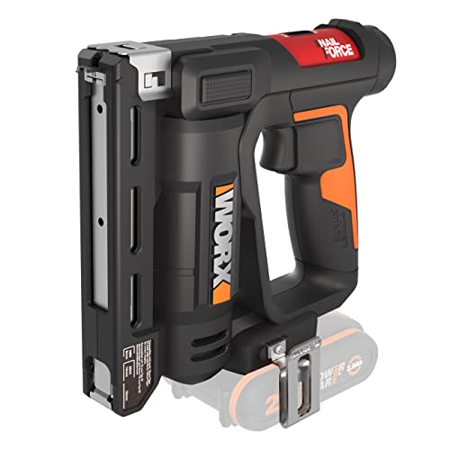 WORX WX843.9 NailForce Akku Nagler und Tacker 20V, ohne Akku & Ladegerät