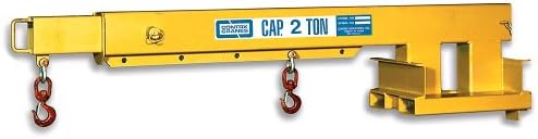 Contrx Standard Telescoping Boom Attachments - 10"H Riser - 24" Fork Pocket Center - 5-1/2 X2-1/2"