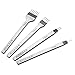 Aiskaer White Steel 3mm 1/2/4/6 Prong DIY Diamond Lacing Stitching Chisel Set Leather Craft Kits(3mm)