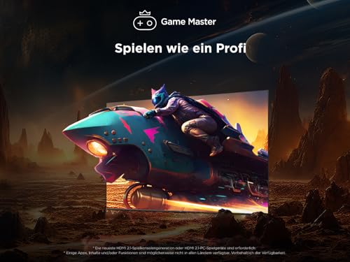 TCL 98T8C 98 Zoll QLED 4K HDR Ultra HD Fernseher, Smart TV mithilfe von Google TV (Dolby Vision Atmos, 144Hz Motion Clarity Pro, Game Bar, ALLM, FreeSync, Onkyo 2.1 Sound,Sprachsteuerung) 10