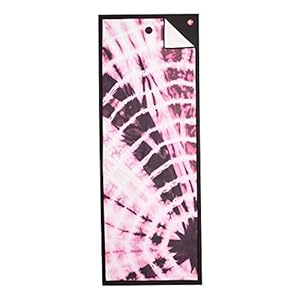 Manduka yogitoes Yoga Towel (Tie Dye Fuchsia, 68)