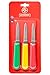 Mundial SCRYG5601-3 3-1/4-Inch Paring Knife Collection, Set of 3, Assorted