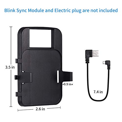 Outlet Wall Mount Holder for Blink Sync Module, Aotnex Simple Mounting Bracket Holder for Blink XT Blink XT2 Outdoor and Indoor Security Camera WiFi Hub, No Messy Wires or Screws