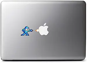 Retro 8-Bit Mega Man (Modern Colors) Decal for MacBook, iPad Mini, iPhone 5S, Samsung Galaxy S3 S4, Nexus, HTC One, Nokia Lumia, Blackberry