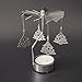 Metal Tealight Candlestick,3Pcs Christmas Candle Spinner, Rotary Spinning Candle Holder for Christmas Wedding Home Decor Gifts