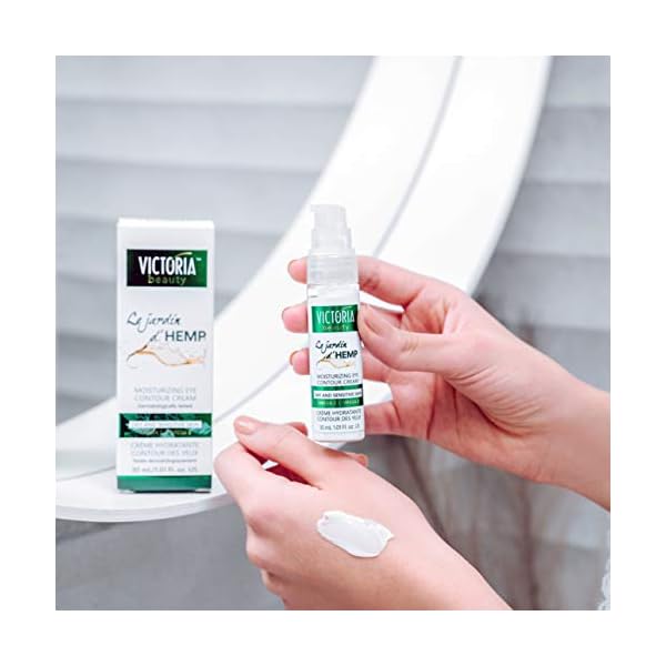 Victoria Beauty Jardin d’Hemp Anti Aging Eye Cream for Wrinkles, Dark Circles, Puffy Eyes and Eye Bags - with Retinol…