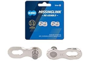 KMC Missing Link 7,8,9,10,11,12 Speed Silver/Gold (New Blue Packing) (11-speed, 5.65mm, re-usable, SILVER)