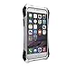 IPhone SE Case,WishLotus® Shockproof Drop Proof Water Resistant Carbon Fiber Zinc Magnesium Alloy Metal Gorilla Glass Heavy Duty Armor Case Cover for Apple iPhone SE & iPhone 5S 5 (Silver/Black/Red)