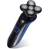 Bald Head Shaver, TurnRaise Hair Clipper Rechargeable 5 Headed Flex Shaver Special Design for Head Shaving