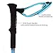 Alafen Aluminum Foldable Ultralight Travel Trekking Hiking Pole with Adjustable Height
