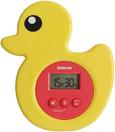 Shower Timer Alarm for Kids with Suction Cup Bathroom &amp; Kitchen Kit Seiorca
