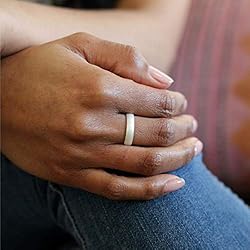 Enso Rings Thin Elements Silicone Ring Infused with