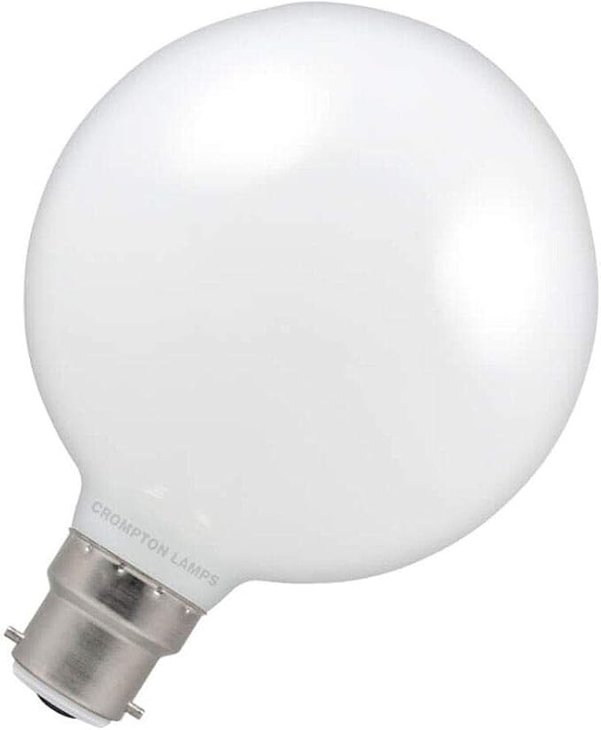 Crompton Lamps LED Globe 7W BCB22d Dimmable 2700K Warm White Opal