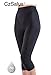 Limited Special Offer of Anti cellulite slimming capri pants + silver - Black size M