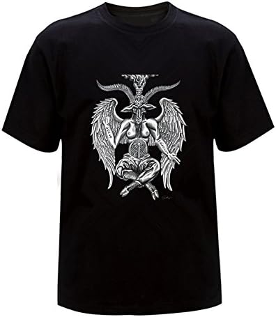 Nine P Baphomet Adult Crewneck Black Mens T Shirts XXXL