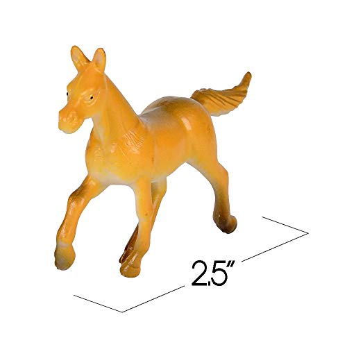 ArtCreativity Mini Horse Figurines Set for Kids Pack of 12 Assorted