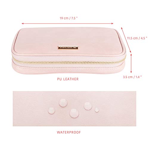 Comfyable Power Cord Holder Bag, Electronics Travel Organizer Case, Charger Cord Organizer, Electrical Cord Storage, Cable Wire Pouch (Pink) - Thumbnail 3