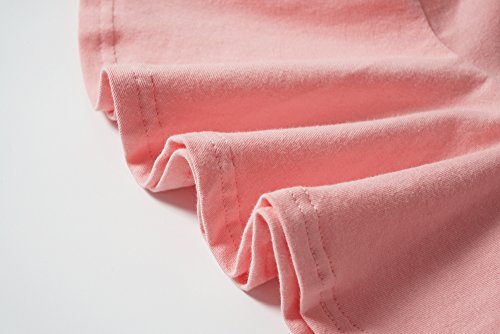 Infant Toddler Baby Girls Dress Cozy Ruffles Long Sleeves Cotton (2-3Year(3T), Pink 1) - Thumbnail 5