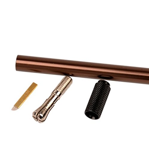 VideoPUP(TM) New Alloy Permanent Eyebrow Tattoo Pencil, Manual Handheld Tattooing Pen with 4 Pieces 12pins Blade Needle