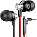 Betron DC950HI Earphone,Noise Isolating Earbuds with Mic and Remote Control, Powerful Bass, Replaceable Earbuds, Portable Headphones, Compatible with iPhone, iPad, Samsung and Tablets, Blac primary