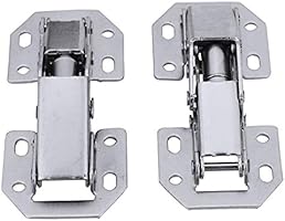 مفصلات Xfc 1 زوج من مفصلات خزانة 90 درجة 3 بوصة على شكل جسر مفصلات زنبركية لباب خزانة الملابس ومفصلات باب الأثاث مع مسامير 8 2x3 1cm Amazon Ae